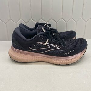 Brooks Glycerin 19 Women's Running Shoes Black Pink Size 6.5 EUC